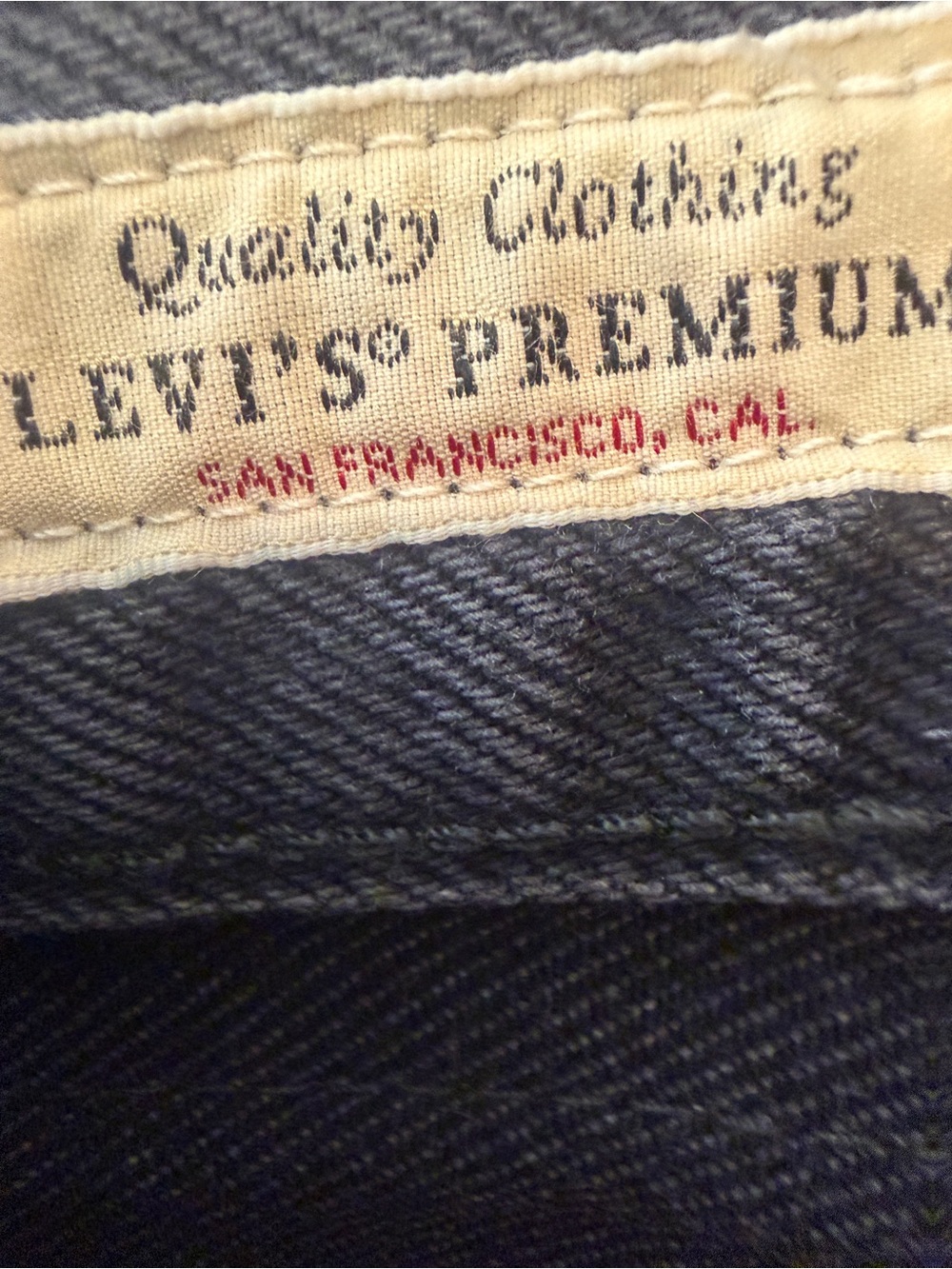 Levi's Charcoal Women’s XL Super Wide Leg Jeans size 31. Y2K NWOT - Picture 7 of 7